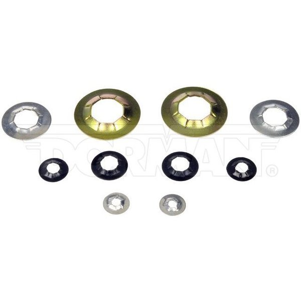 Motormite PUSH NUT ASSORTMENT-2 EACH 1/83/161/43/8 13441